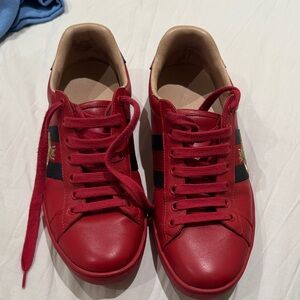 Gucci Red Sneakers
